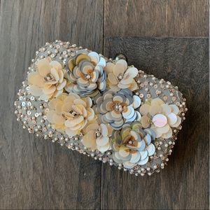 Ann Taylor Loft Floral Clutch